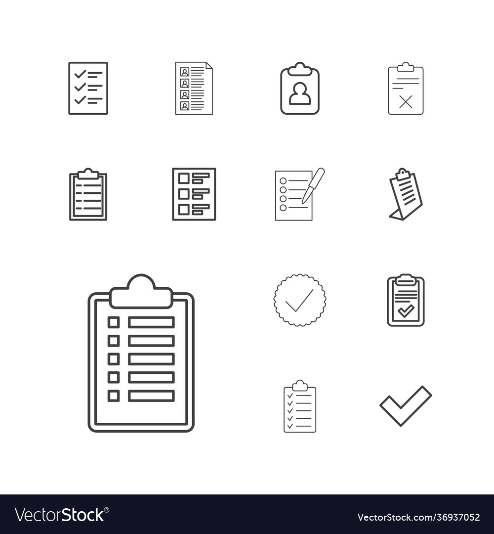 13 checkbox icons