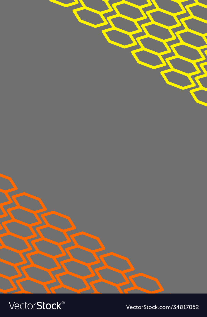 Abstract color template for text from honeycombs vector image Abstract color template for text from honeycombs