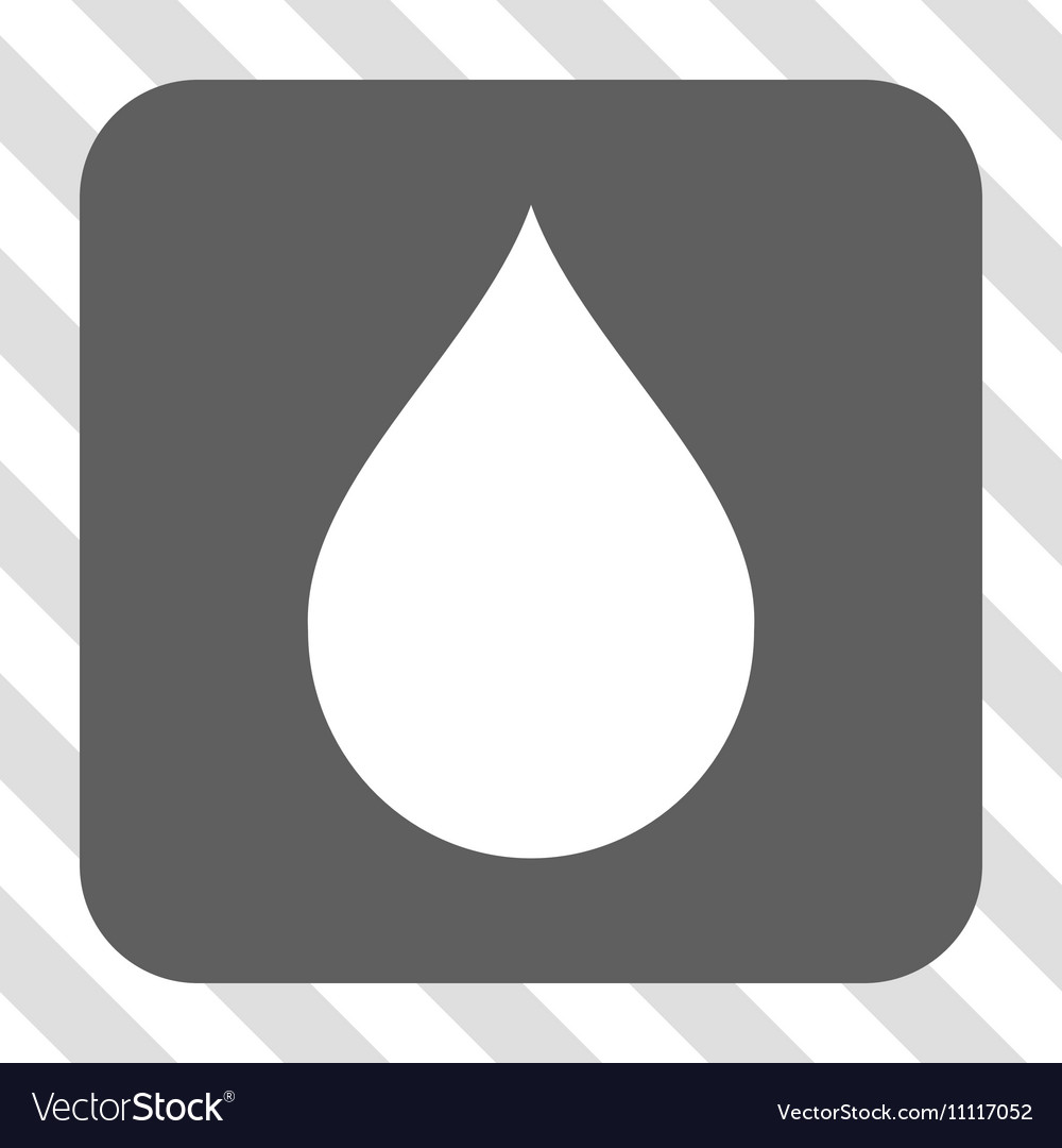 Drop rounded square button