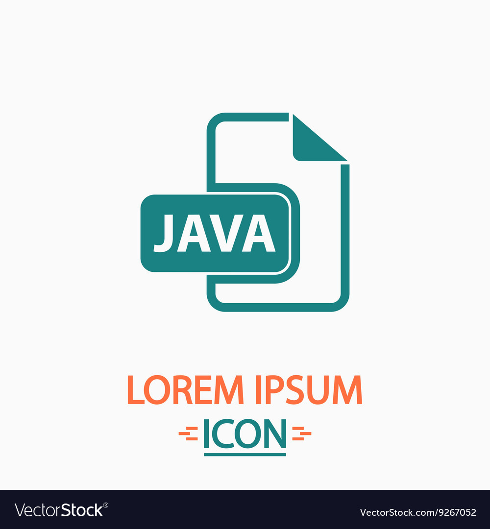 Java Computer Symbol vector image Java Computer Symbol
