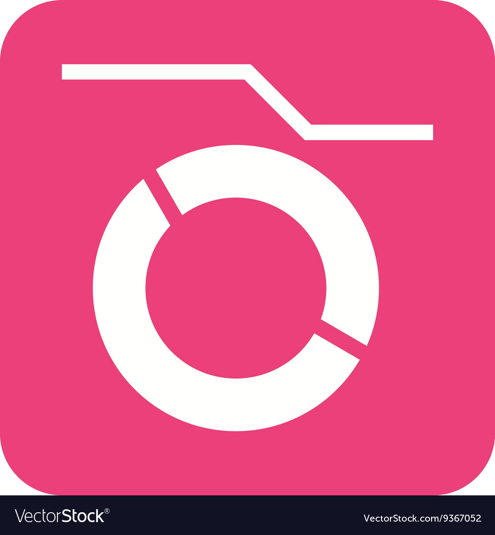 Marked donut chart