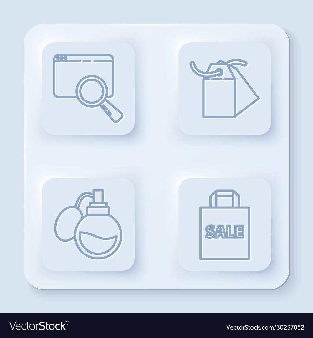 Set line search in a browser window blank label