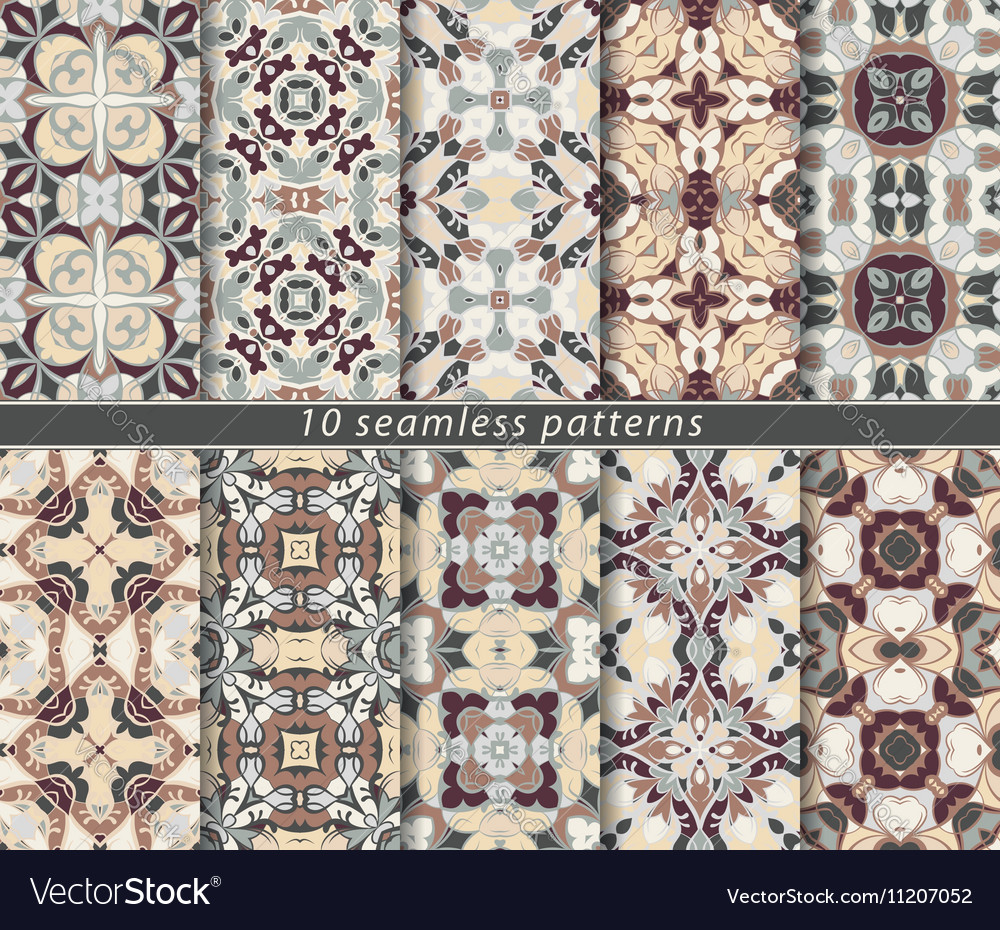 Set of seamless pattern