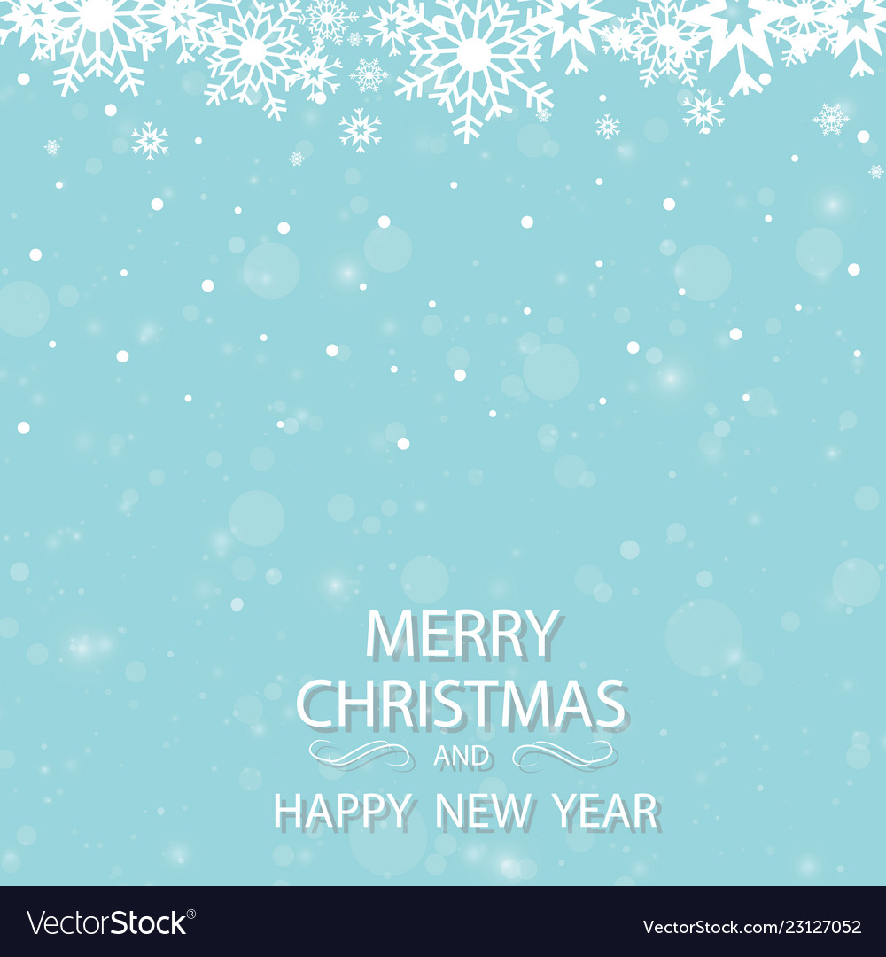 Winter white background christmas made Royalty Free Vector