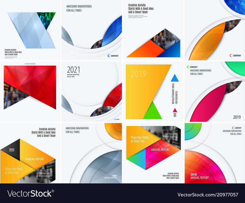 Abstract material design style of elements vector image Abstract material design style of elements