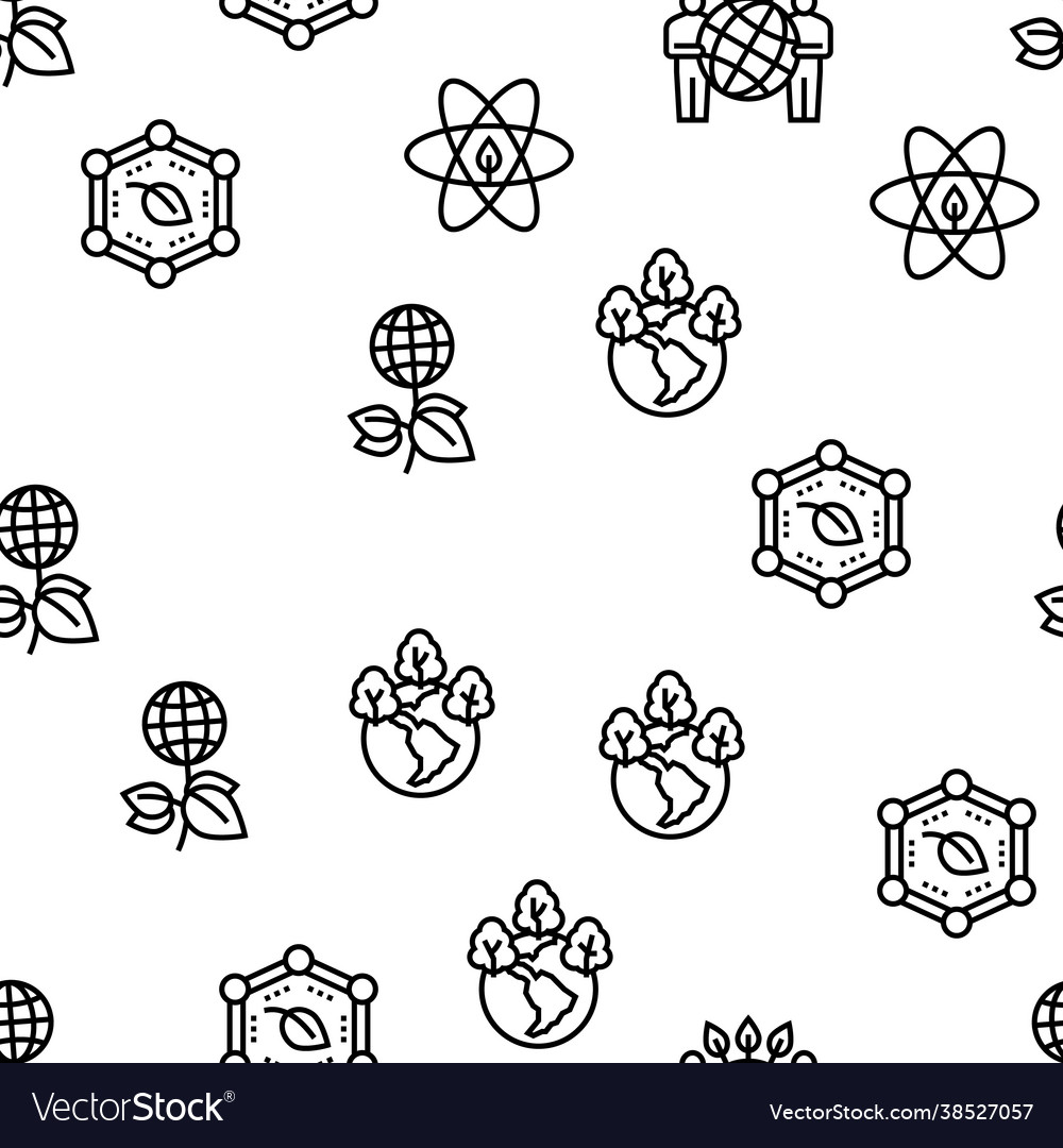 Ecosystem environment seamless pattern