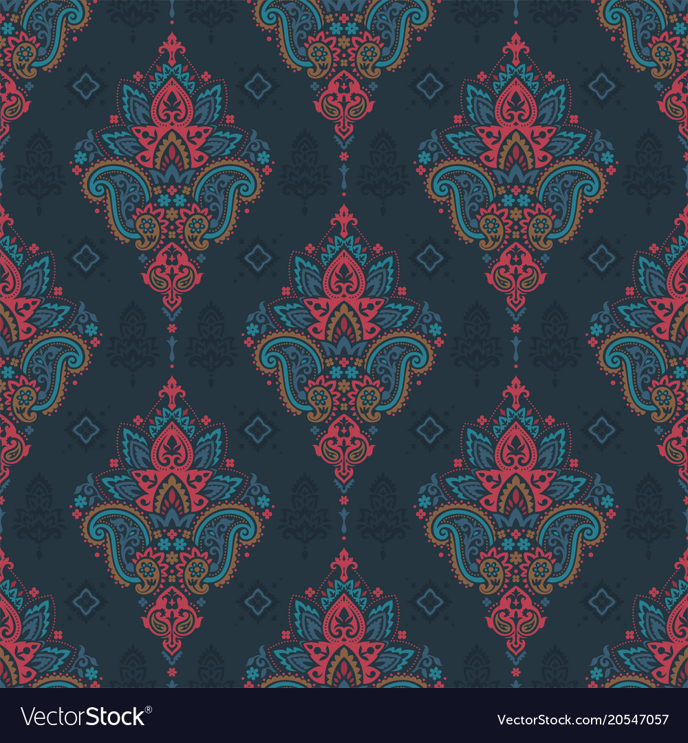 Ethnic Mandala Seamless Pattern