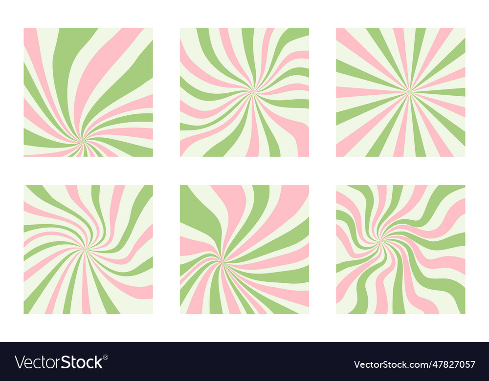 Groovy background retro swirl burst pattern