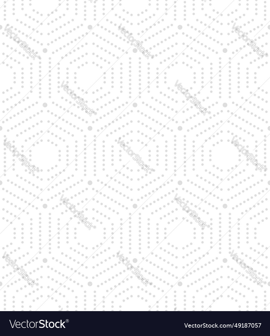 Seamless pattern with hexagonal dotted