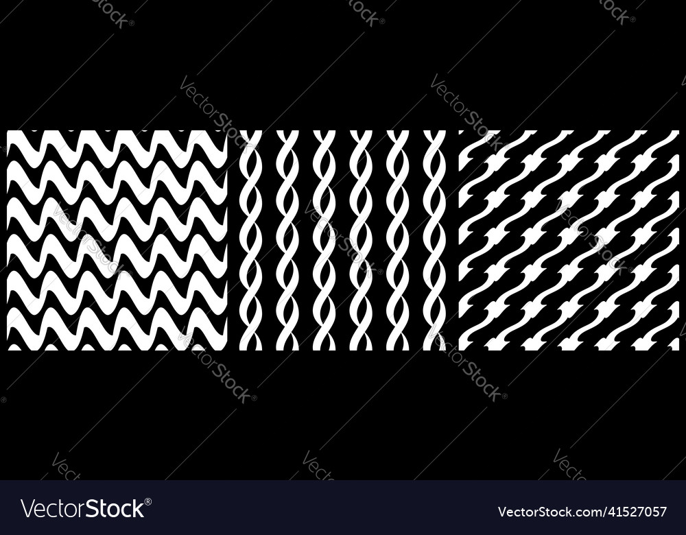 Set of 3 seamless pattern texture vector image Set of 3 seamless pattern texture
