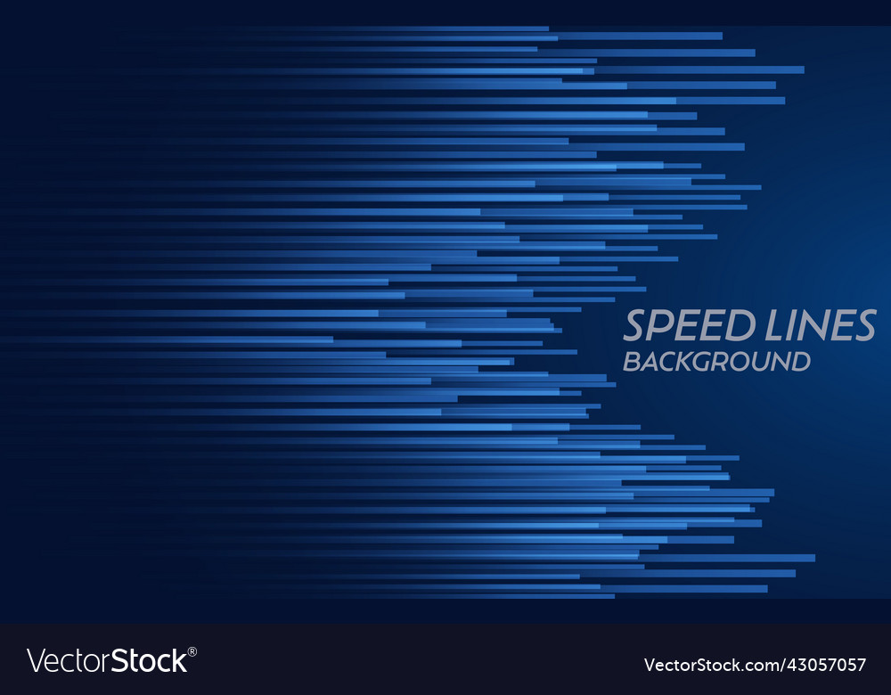 Tech light green horizontal speed lines on dark