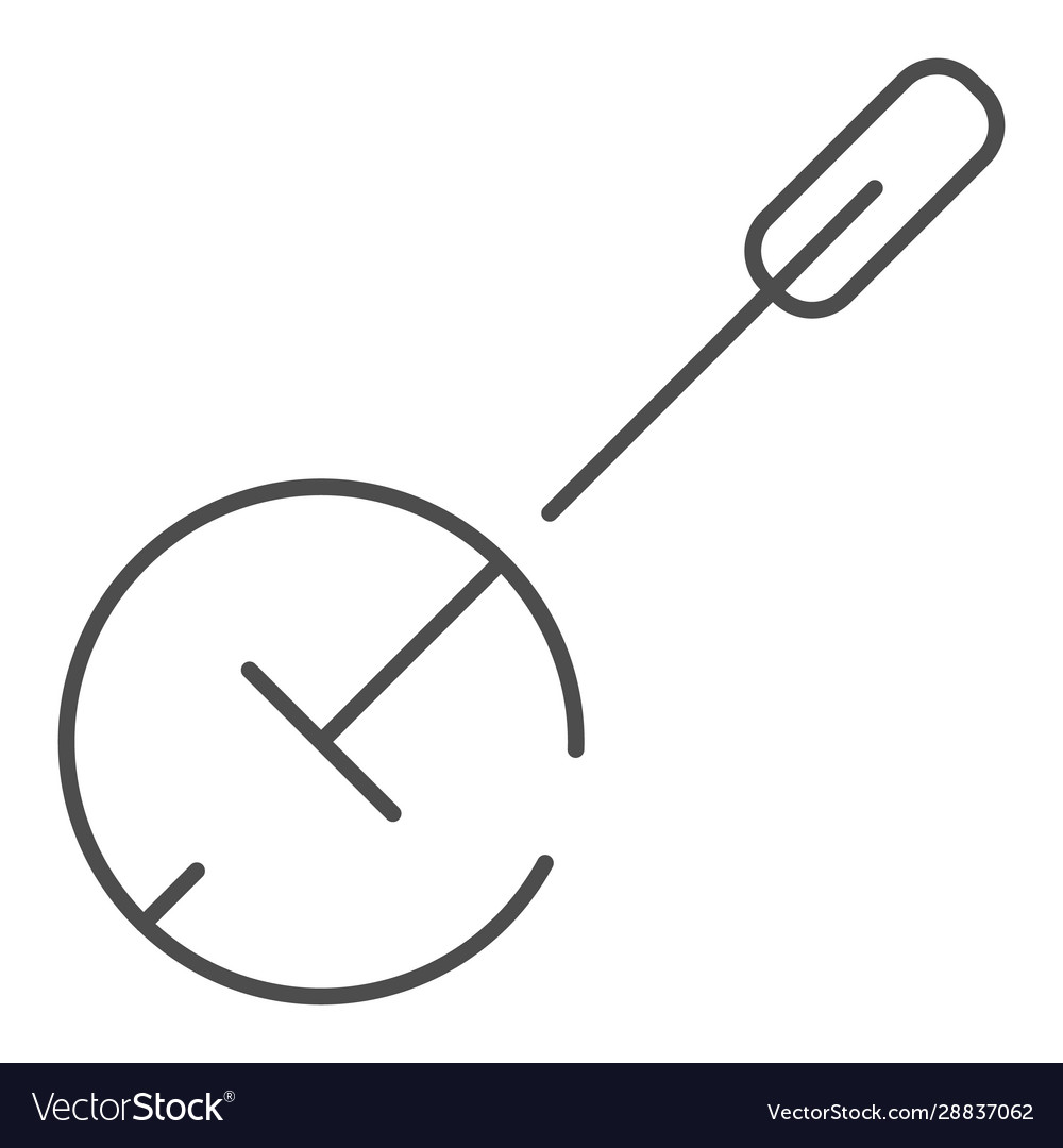 Banjo thin line icon string instrument