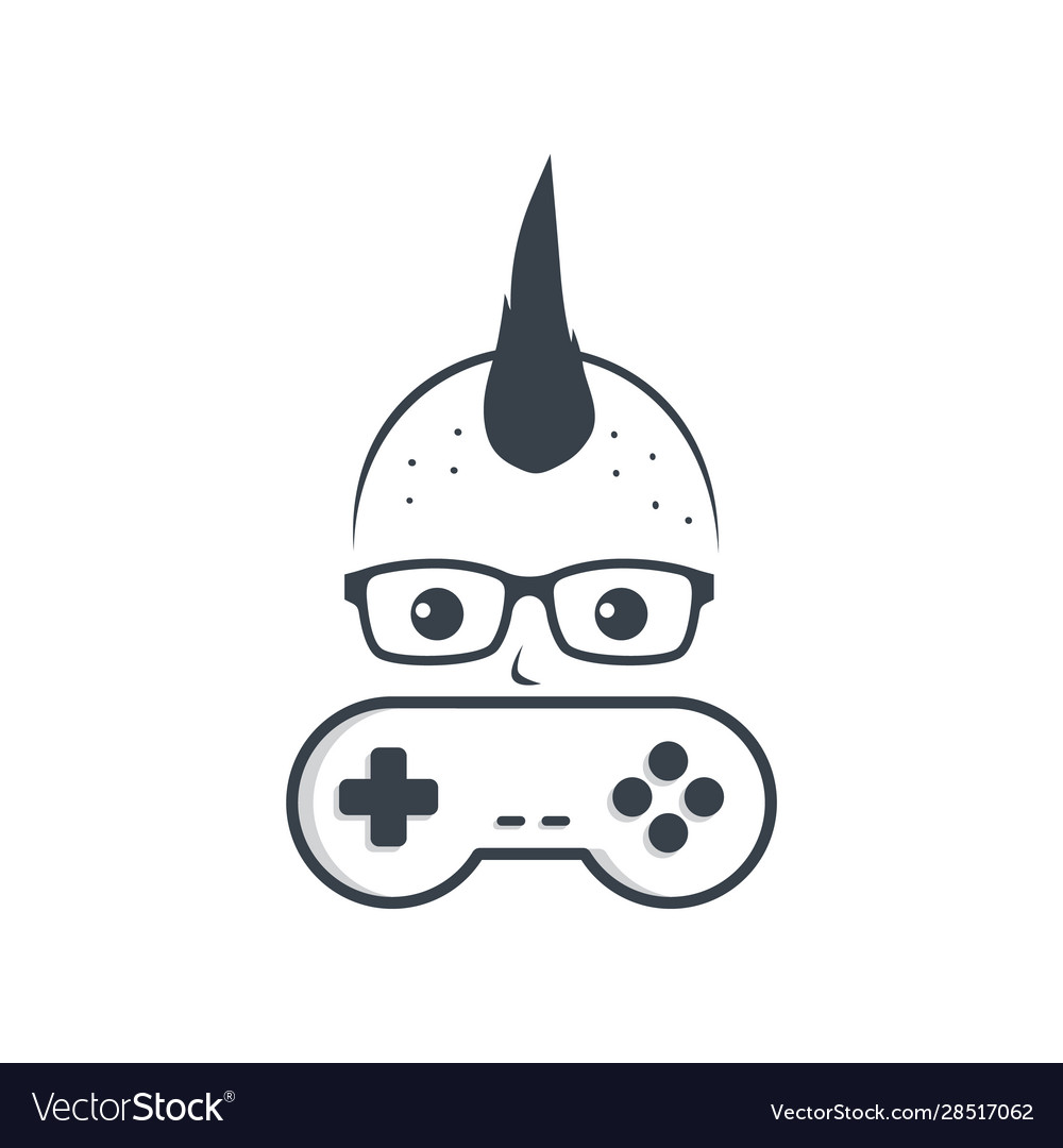 Spiel nerd geek gamer Joystick Konsolensteuerung