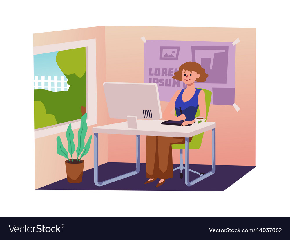 Graphic and ui designer or using