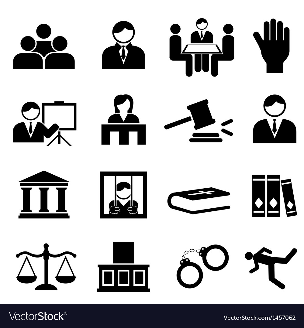 Justice Icon Set