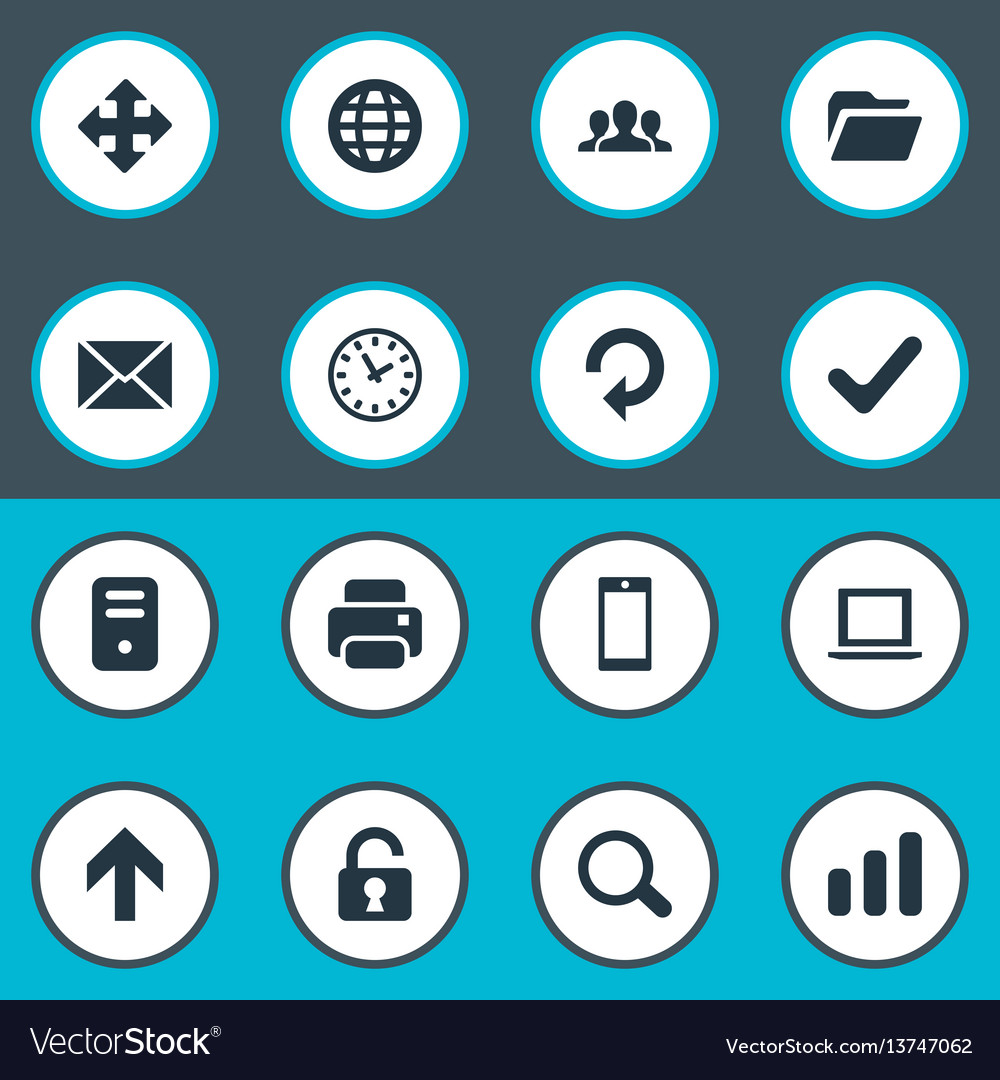 Set of simple practice icons