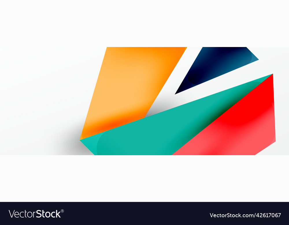 Background abstract overlapping shapes minimal vector image Background abstract overlapping shapes minimal