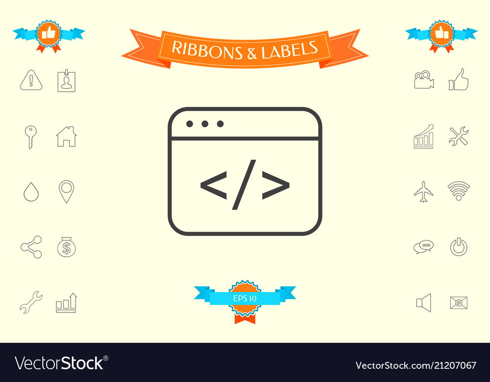 Code editor icon