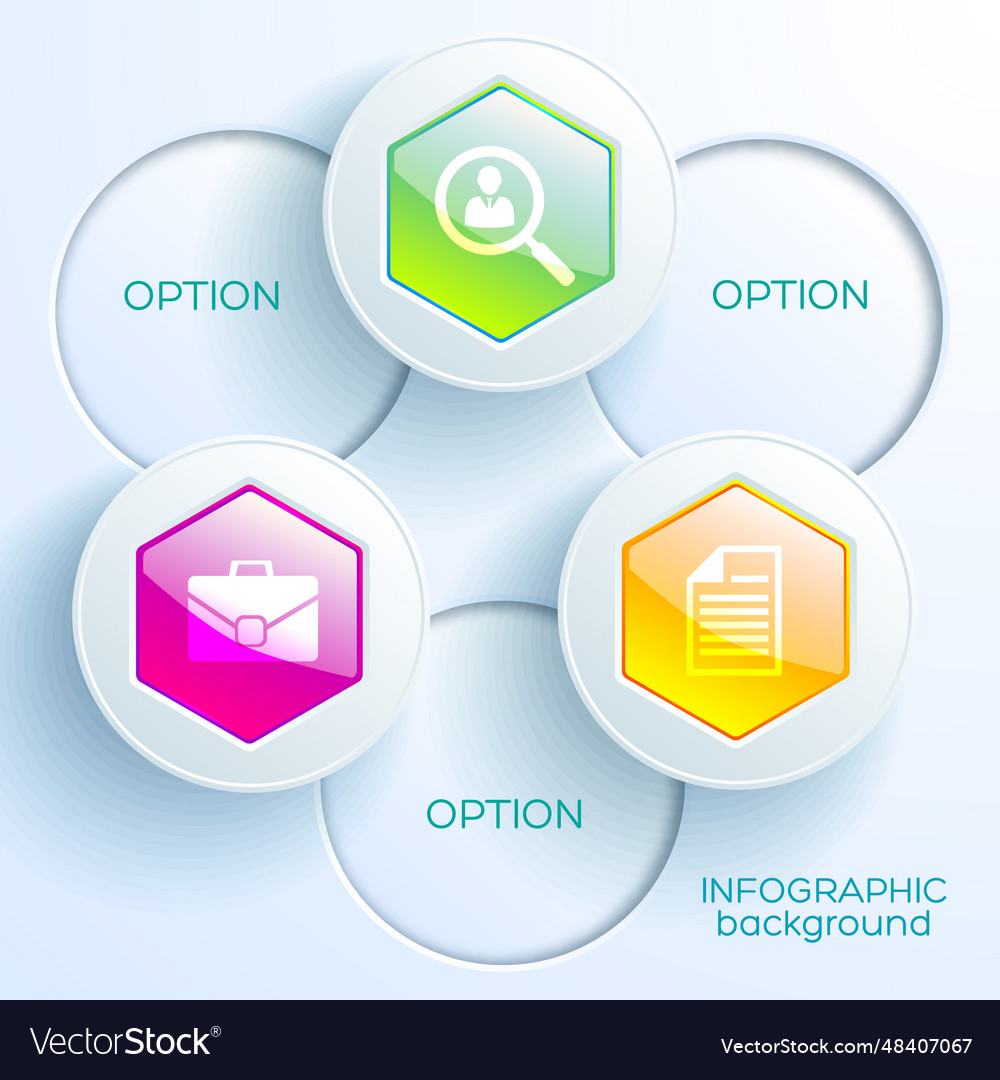 Digital infographic chart template