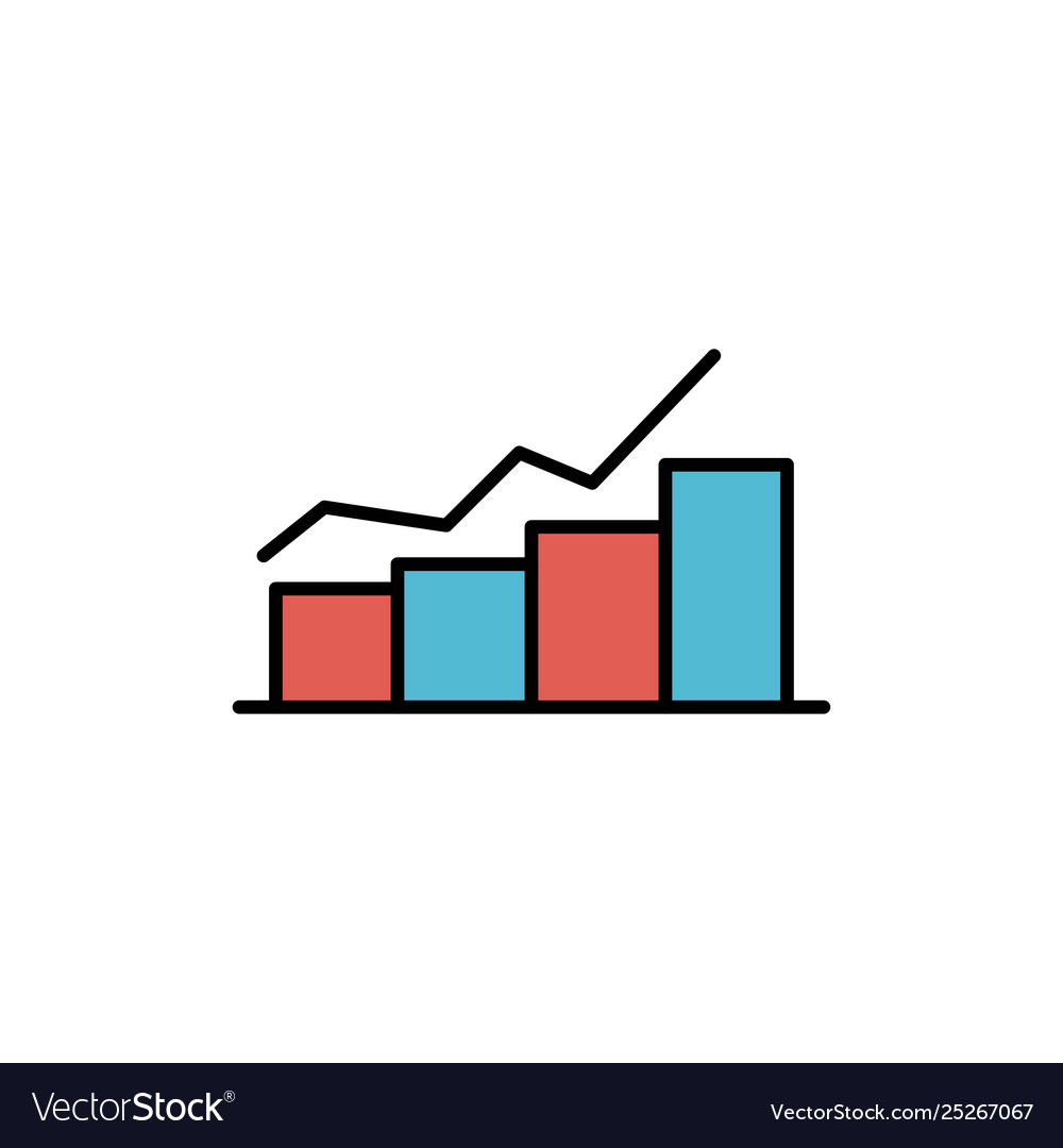 Growth chart flowchart graph increase progress