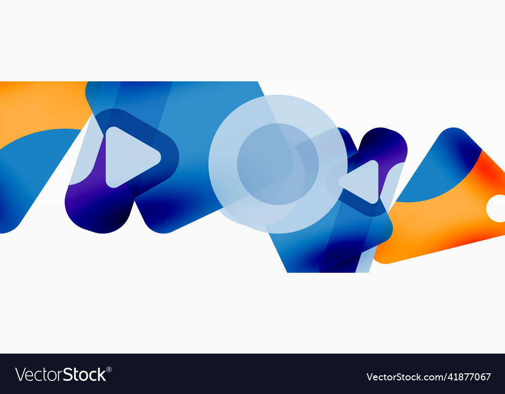 Line triangle square and circle primitive Vector Image Line triangle square and circle primitive