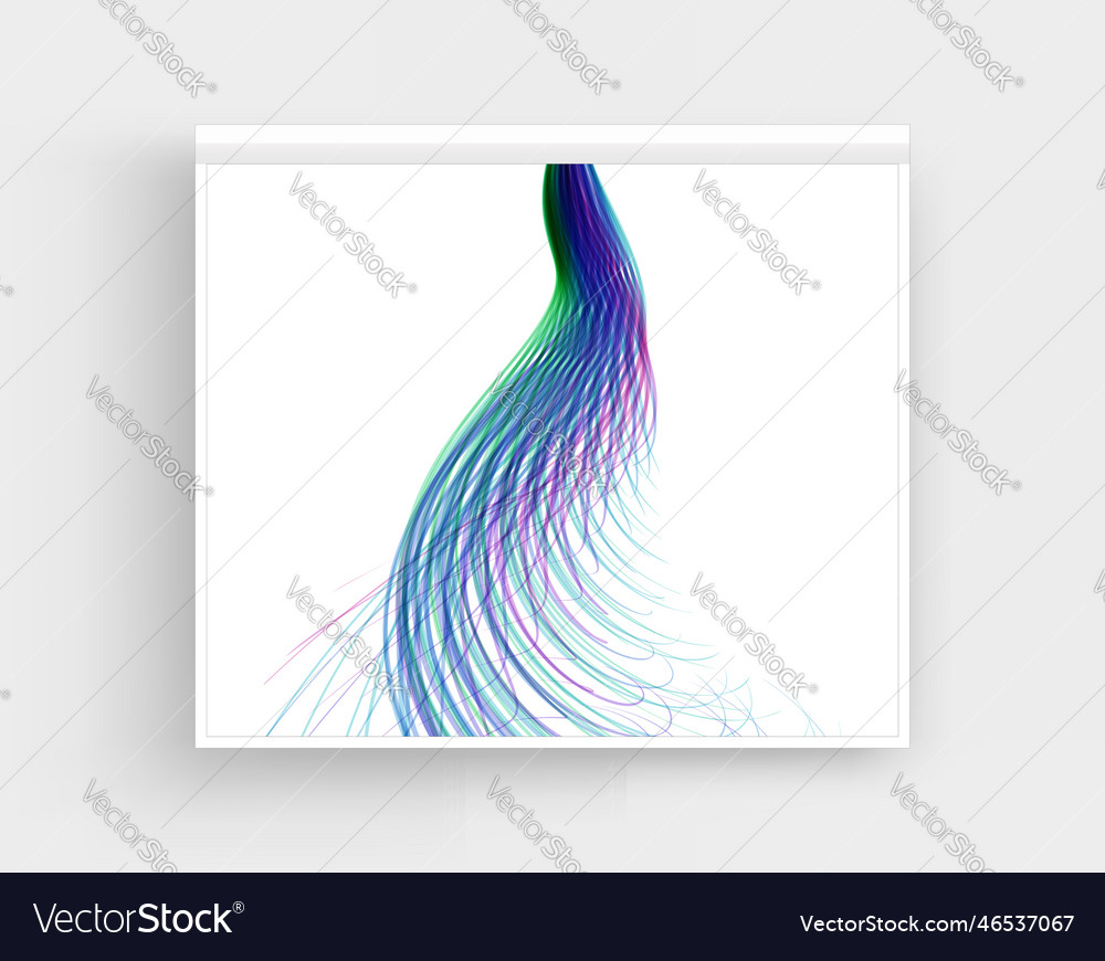 Over design template curved lines Vector Image Over design template curved lines