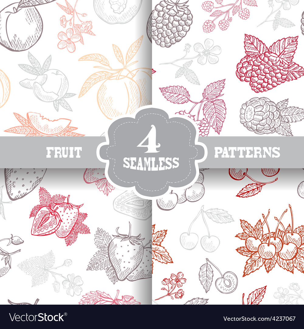 Seamless patterns set