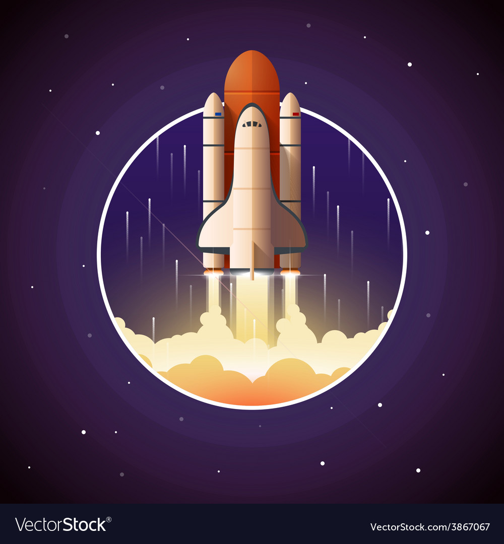 space shuttle graphic design