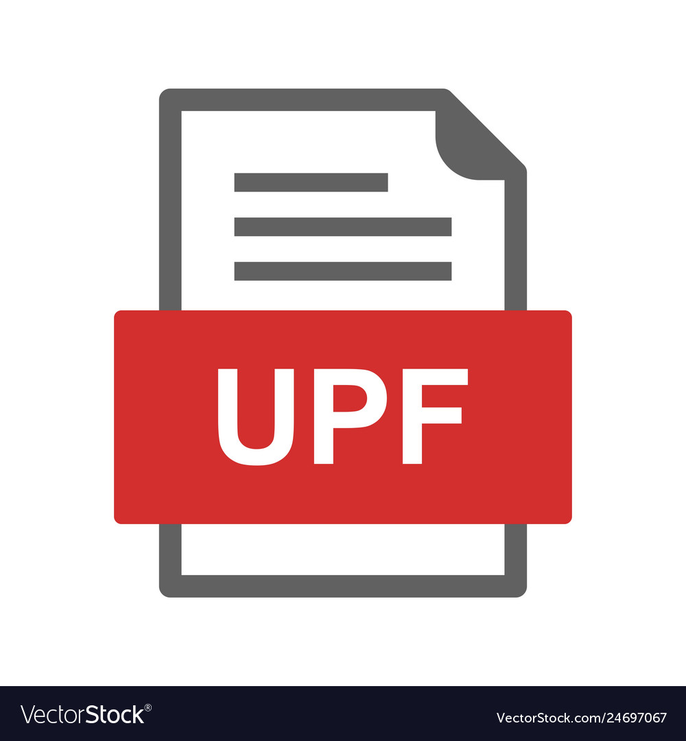 Upf file document icon