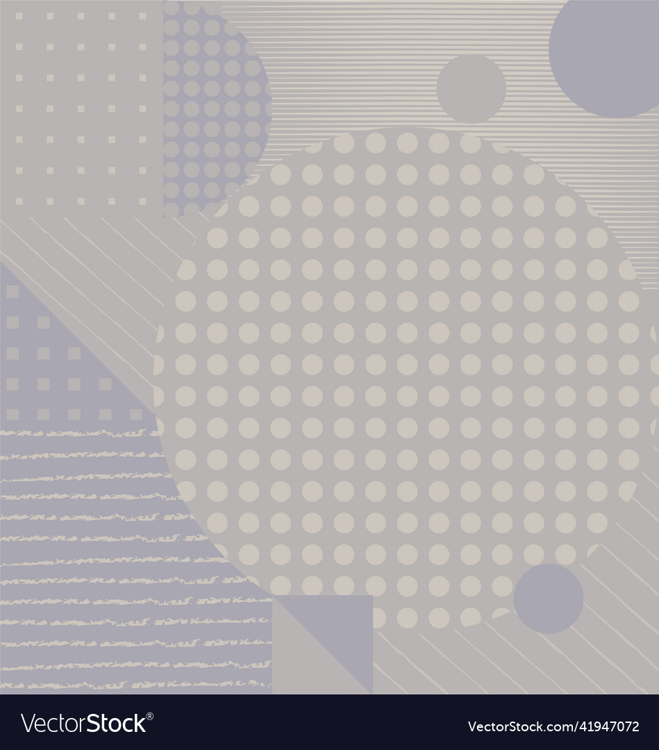 Abstract geometric background with different shape