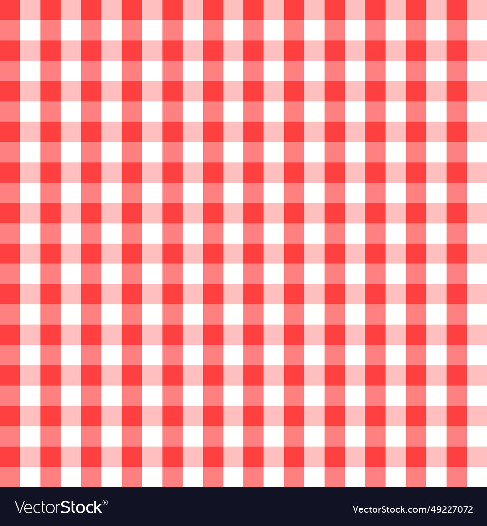 Checked seamless pattern red Vector Image Checked seamless pattern red