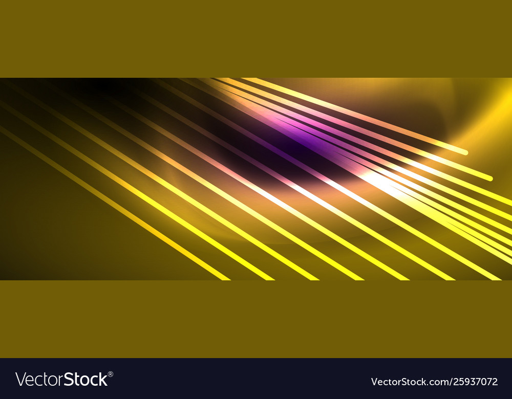 Color light with lines outer space background vector image Color light with lines outer space background