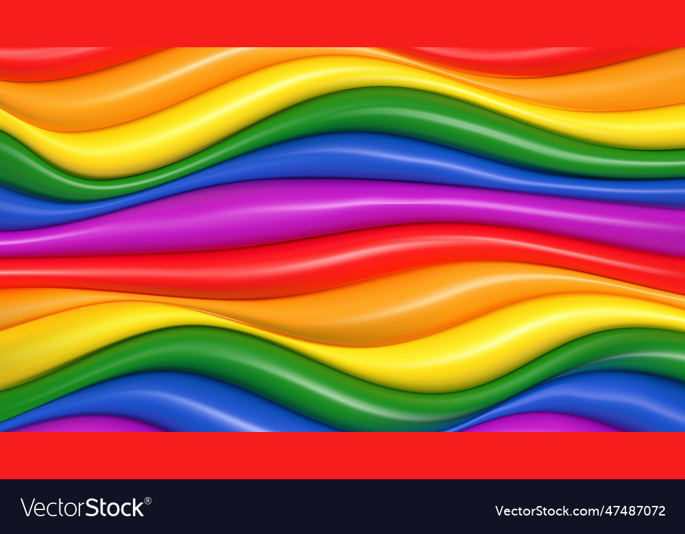 Dynamic 3D Wavy Background