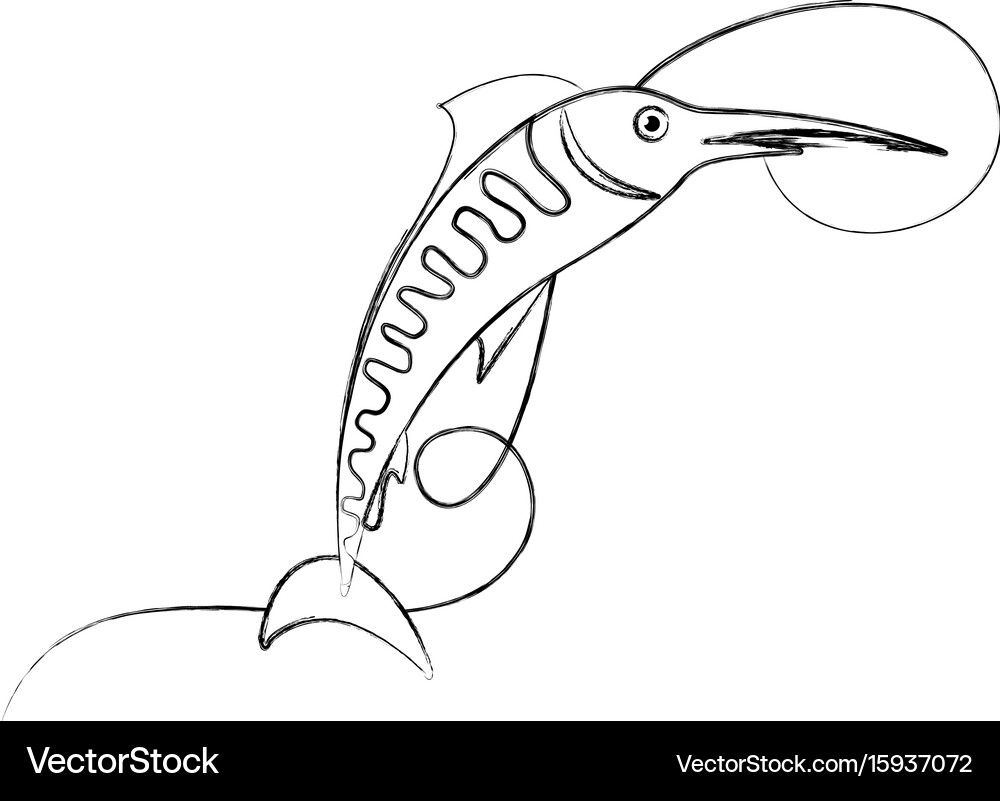 Fish hook isolated icon Royalty Free Vector Image
