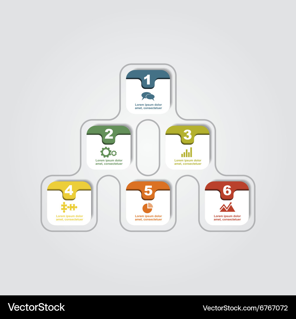 Infographic design template Royalty Free Vector Image