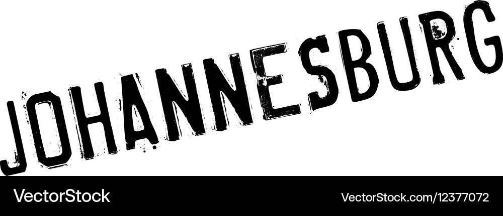 Johannesburg stamp rubber grunge Royalty Free Vector Image