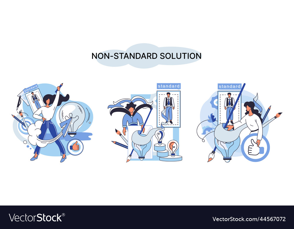 Non standart solution creation of individual vector image Non standart solution creation of individual