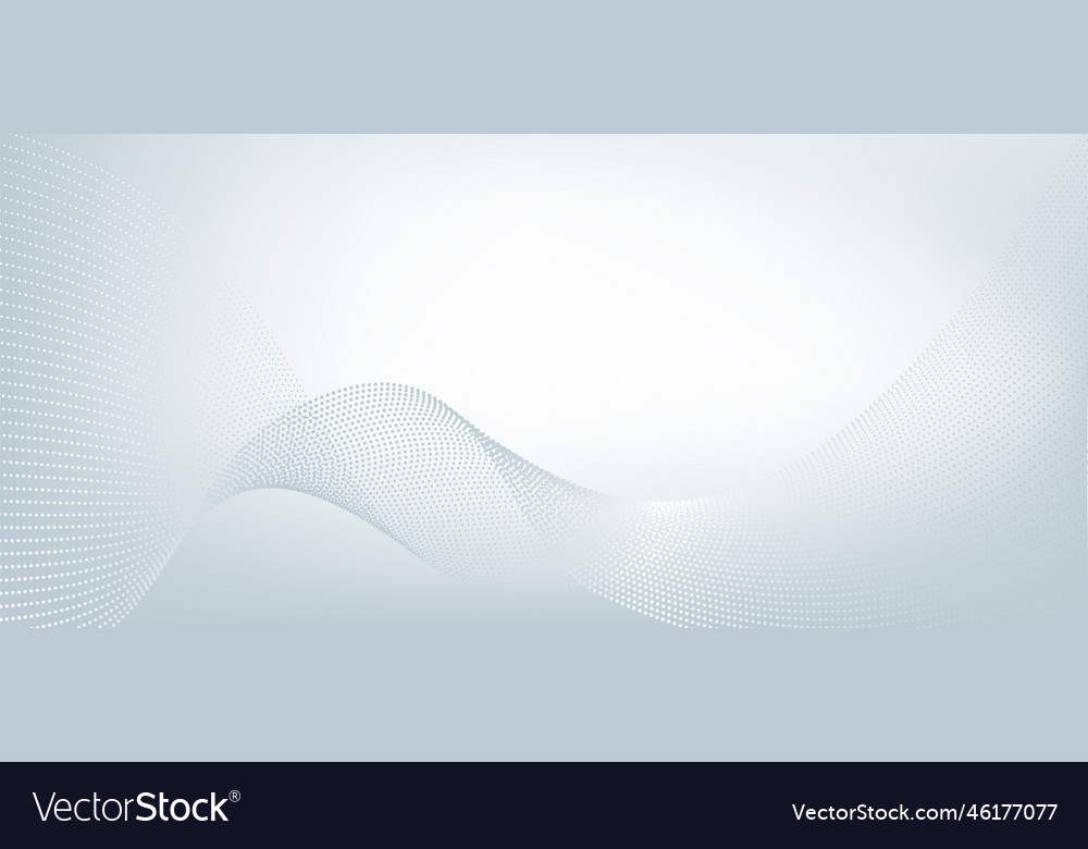 Abstract background with flowing particles vector image Abstract background with flowing particles