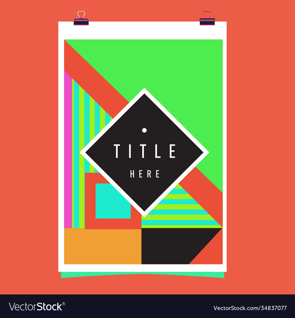 Abstract colorful geometric pattern background Vector Image Abstract colorful geometric pattern background