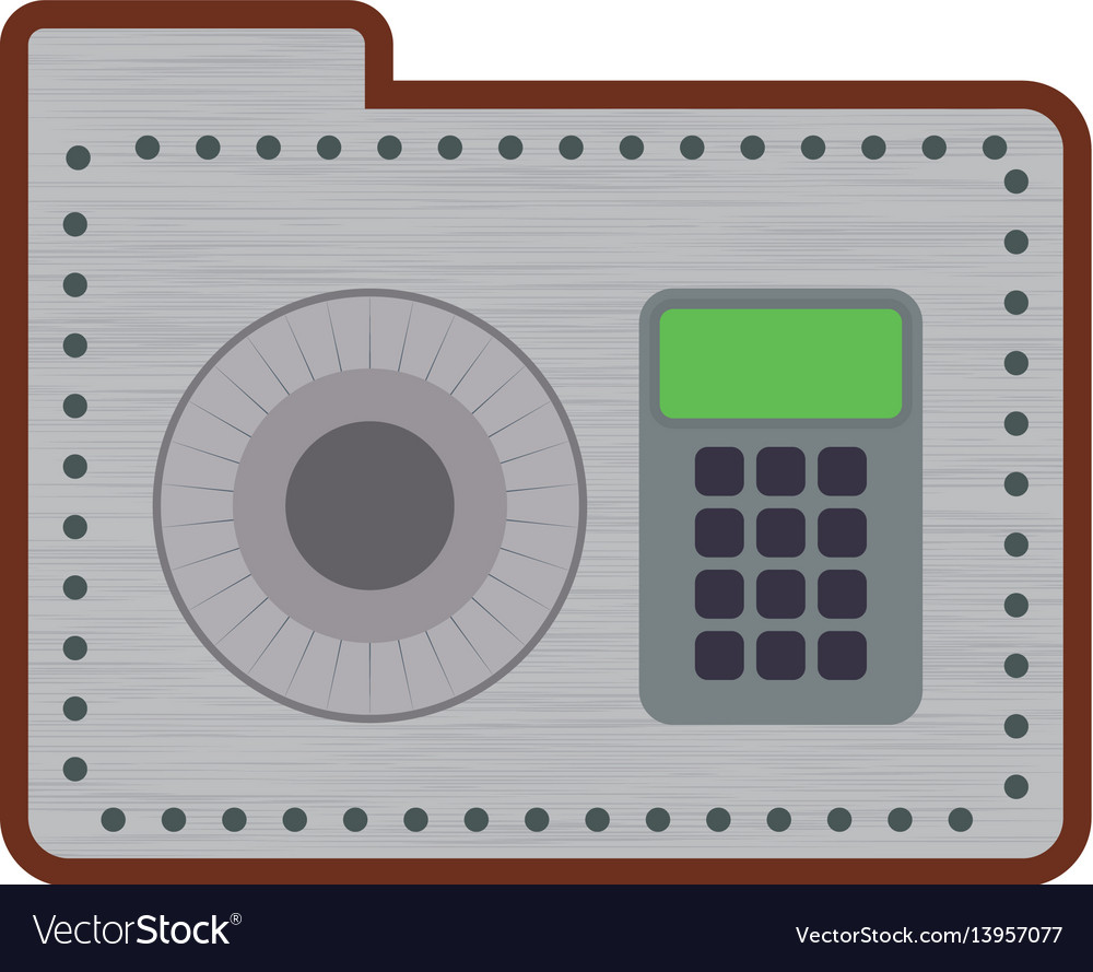 Folder password keypad security