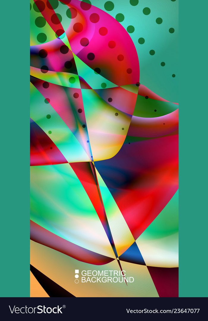 Geometric colorful abstract background