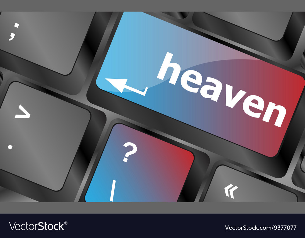 Heaven button on the keyboard keys