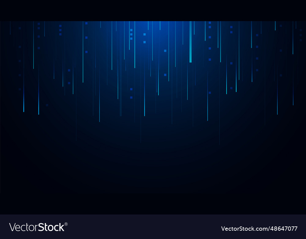Hi-tech digital data abstract design vector image Hi-tech digital data abstract design