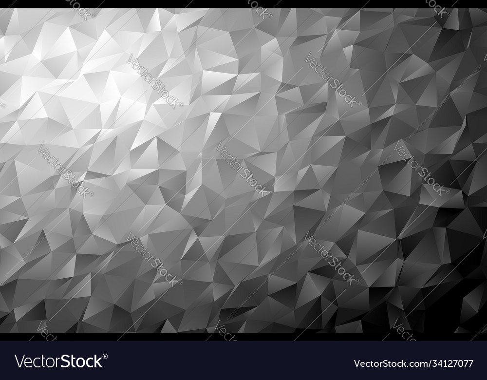 Low poly triangular triangles background shatter vector image Low poly triangular triangles background shatter