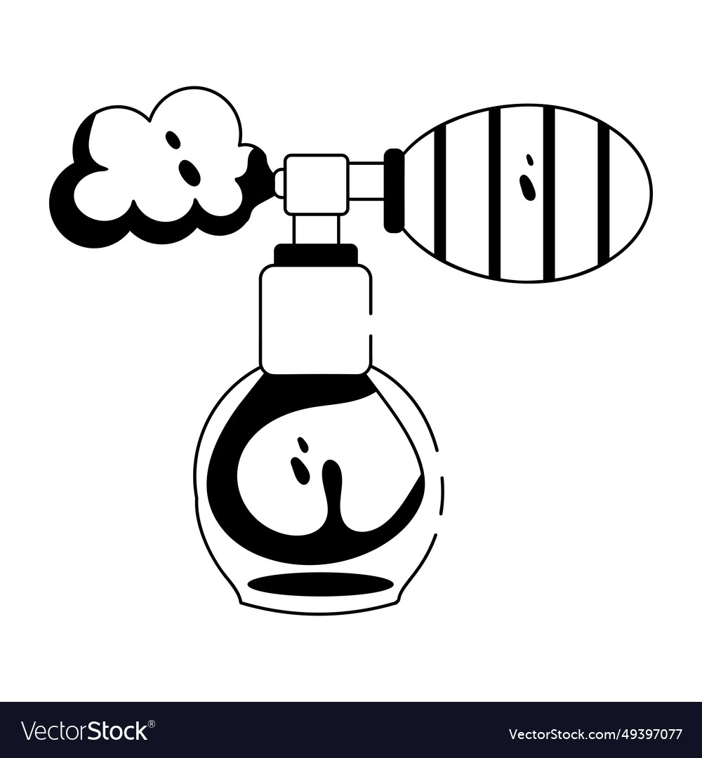 Perfume spray Royalty Free Vector Image - VectorStock