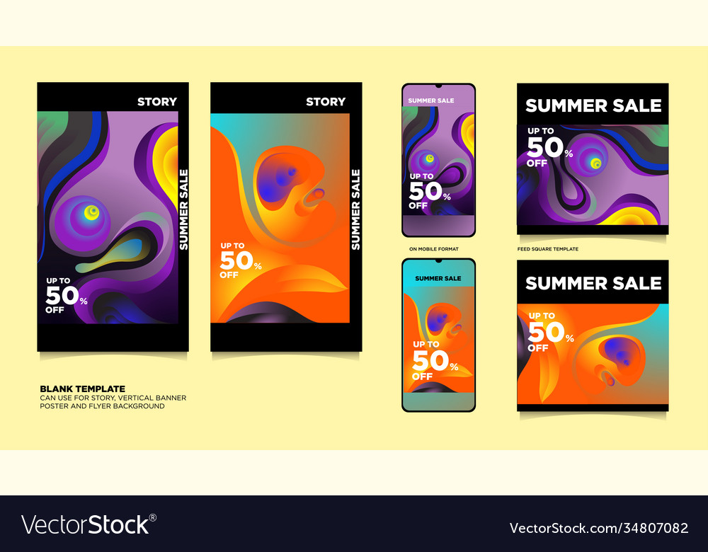 Colorful abstract fluid gradient pattern vector image Colorful abstract fluid gradient pattern