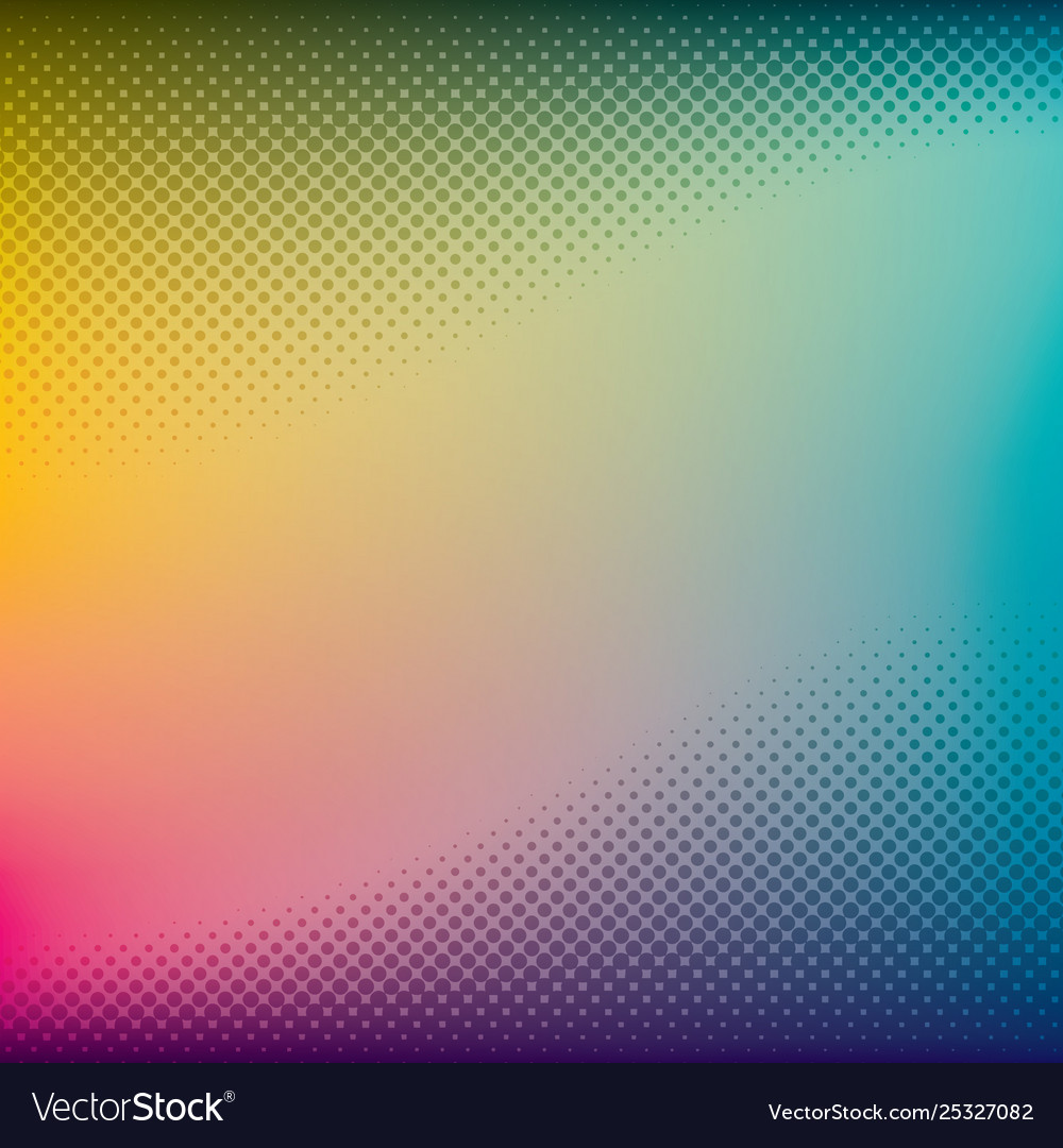 Creative colorful halftone pattern design