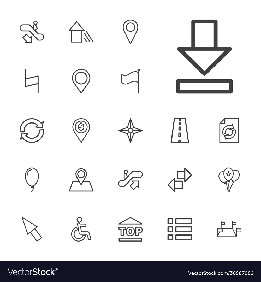 Navigation icons