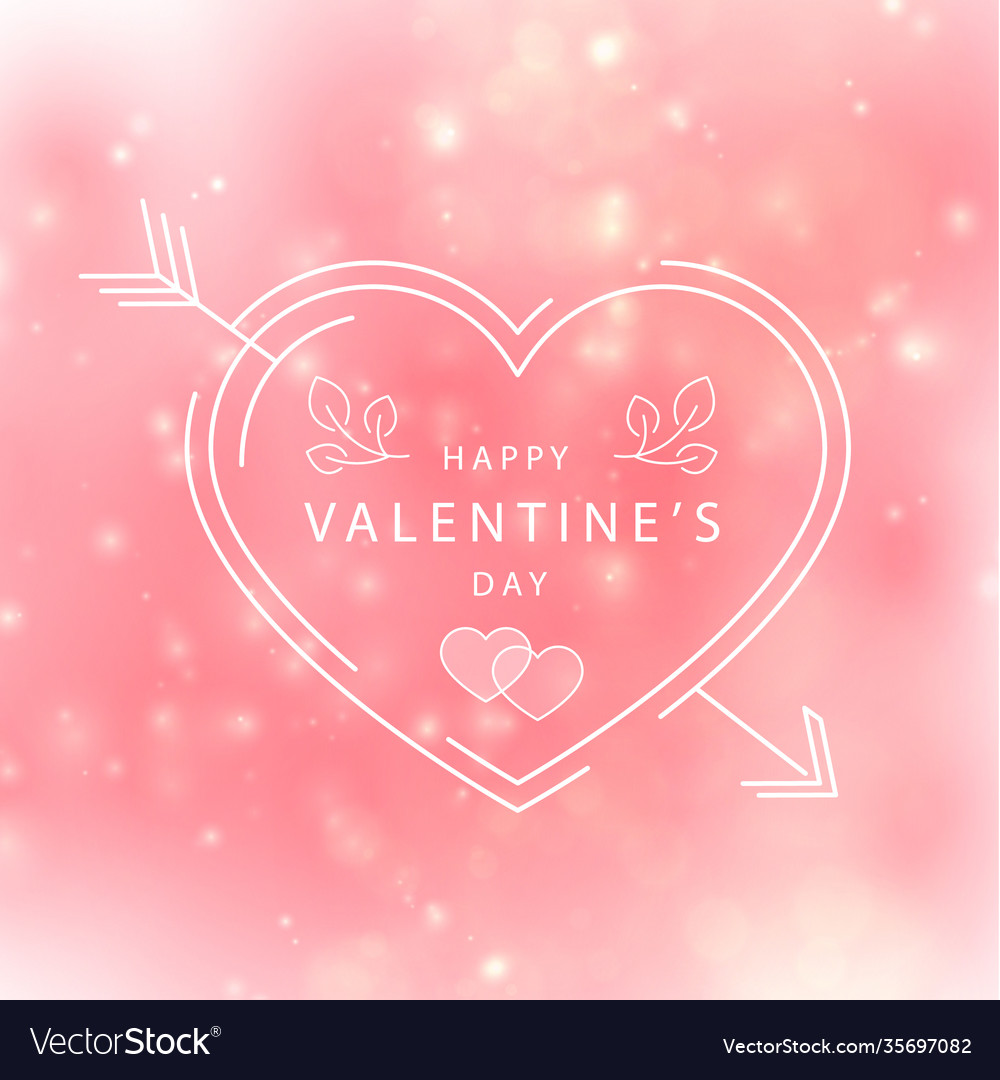 Rose red bokeh background with congratulation vector image Rose red bokeh background with congratulation