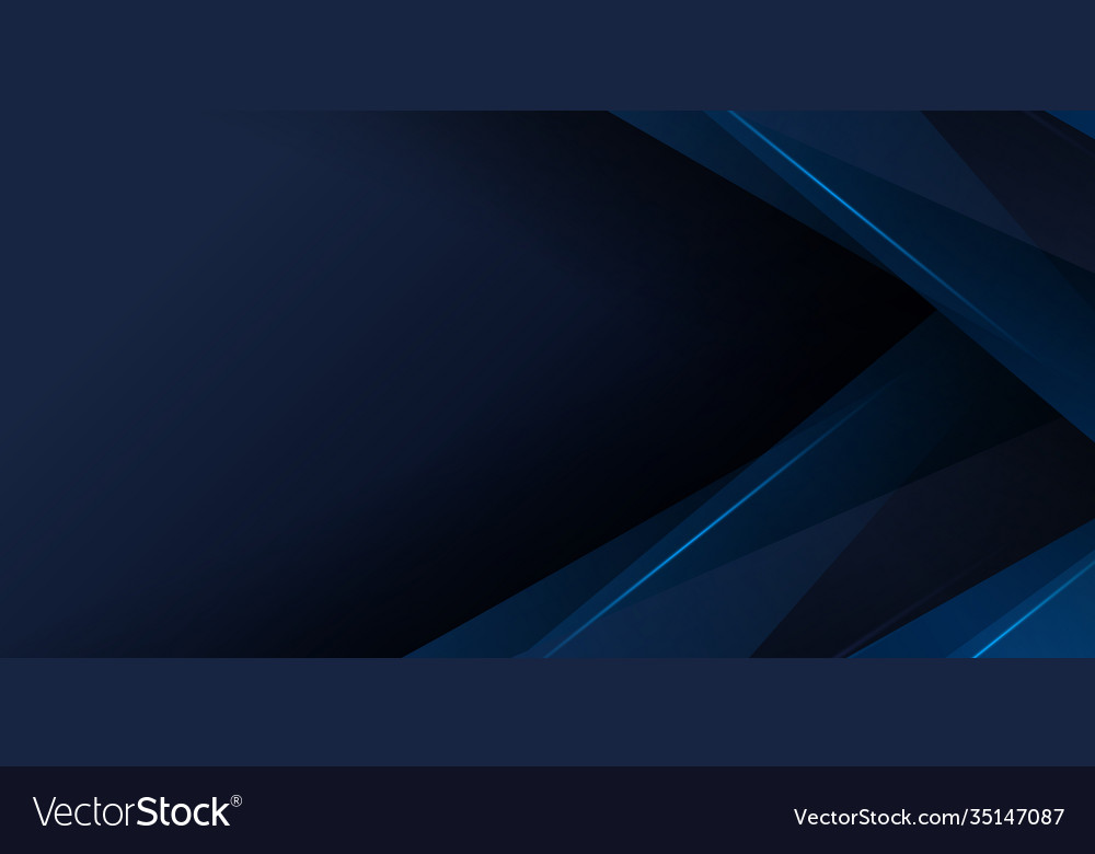 Abstract background dark blue with modern Vector Image